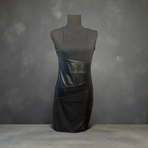 001 DRSS: Azbro bodycon leather dress size S